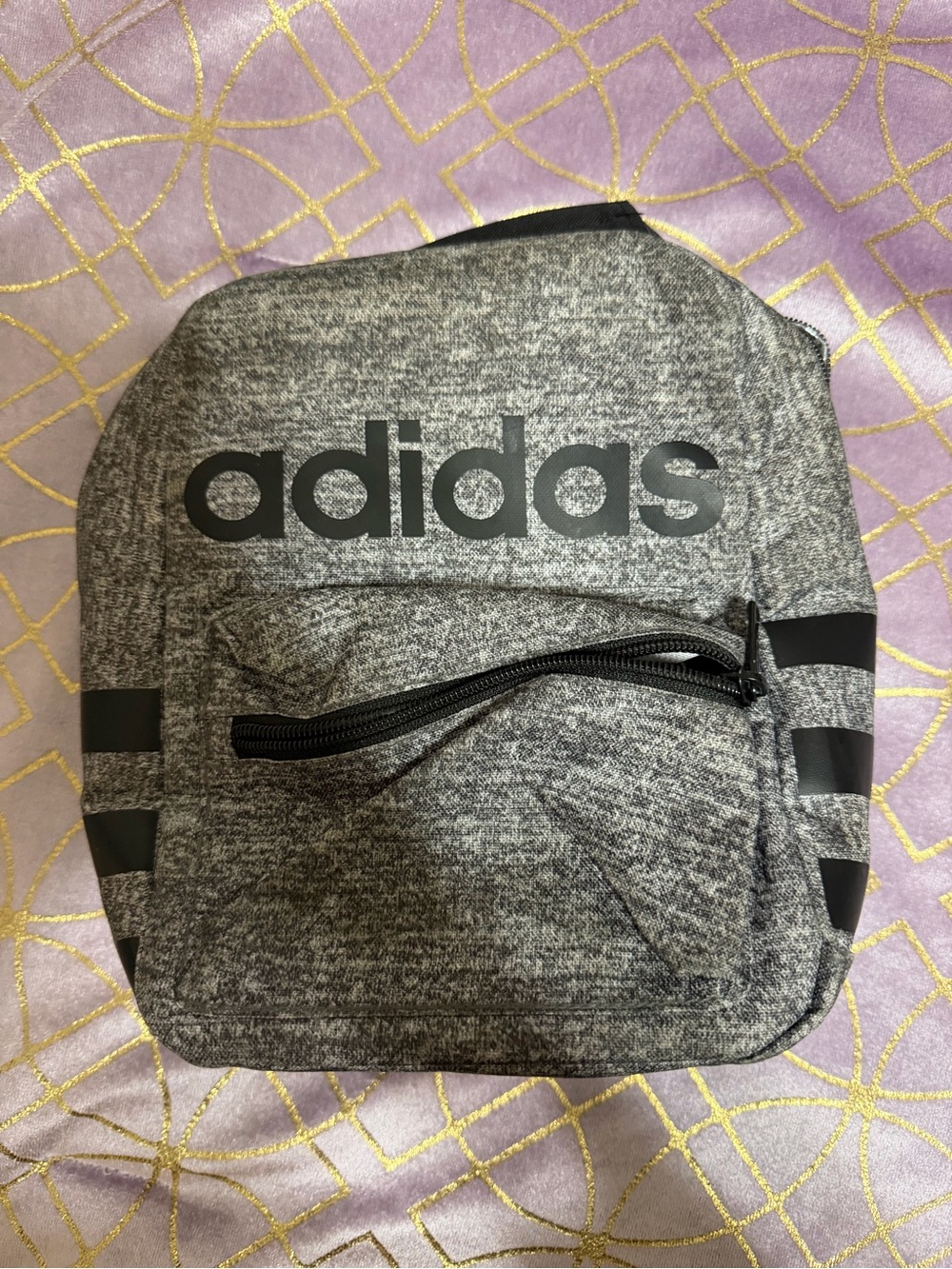 💥 KIDS Adidas Grey & Black Lunch Box